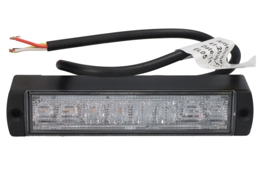 Stop spate stanga/dreapta MiniFAB (LED, 12/24V, cu intermitent, cu stop, lumina de parcare, no reflector, lungime cablu: 0,5m, 140x28,5x29mm) potrivit ADR