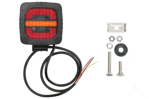 Stop spate stanga/dreapta ROCA (LED, 12/24V, cu intermitent, cu stop, lumina de parcare, no reflector, lungime cablu: 1m, fixare verticala, numar conexiuni: 4)