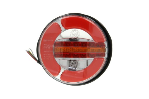 Stop spate stanga/dreapta W153DD (LED, 12/24V, cu intermitent, cu stop, lumina de parcare, fara proiector, indicator dinamic, lungime cablu: 0,2m)