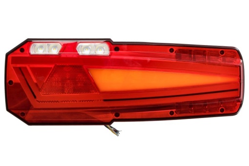 Stop spate stanga MAVIC (LED, 12/24V, cu intermitent, cu far de ceață, lumina de marșarier, cu stop, lumină de parcare, reflector, lungime cablu: 1,5m) - Img 1