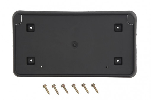 Suport numar fata (SUA, plastic, negru) JEEP GRAND CHEROKEE IV 2013-2016