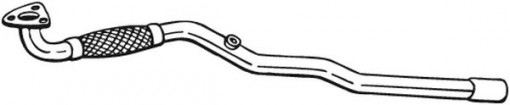 Teava esapament Fata (flexibil, lungime:1250mm) potrivit OPEL ASTRA H, ASTRA H CLASSIC, ASTRA H GTC, ASTRA H/KOMBI, ZAFIRA B, ZAFIRA B/MINIVAN 1.6-1.8LPG 07.05-