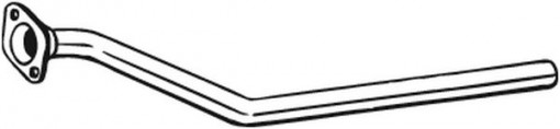 Teava esapament Fata (lungime:1050mm) potrivit DACIA DUSTER, LOGAN, LOGAN EXPRESS, LOGAN MCV, SANDERO; RENAULT DUSTER, LOGAN I 1.5D 09.05-