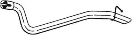 Teava esapament Spate potrivit MERCEDES VITO / MIXTO (W639), VITO (W639) 2.2D/3.2/3.5 09.03-