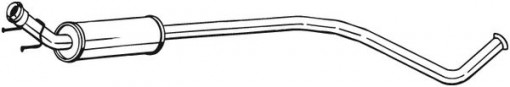 Toba esapament intermediara potrivit CITROEN C4, C4 I; PEUGEOT 3008, 308 I 1.6 09.07-08.16