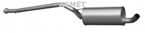 Toba esapament intermediara potrivit FORD TOURNEO CONNECT, TRANSIT CONNECT 1.8D 06.02-12.13