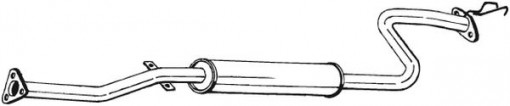 Toba esapament intermediara potrivit HONDA CRX III 1.6 03.92-12.98