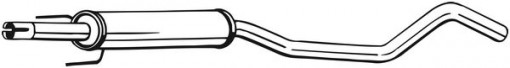 Toba esapament intermediara potrivit OPEL CORSA C 1.0 09.00-12.09