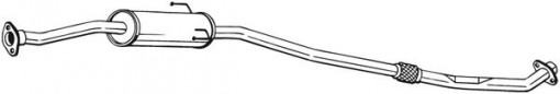 Toba esapament intermediara potrivit TOYOTA RAV 4 II 2.0 05.00-11.05