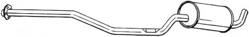 Toba esapament intermediara potrivit VOLVO 740, 760, 940, 940 II, 960 2.4D 08.82-10.98