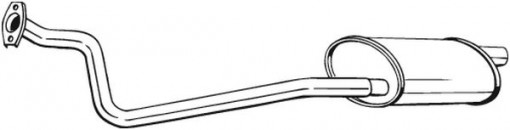 Toba esapament primara potrivit CITROEN JUMPY I; FIAT SCUDO; PEUGEOT EXPERT 1.9D 04.98-12.06