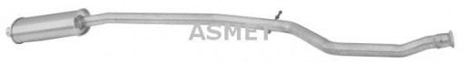 Toba finala esapament potrivit PEUGEOT 206 1.6 07.00-04.09