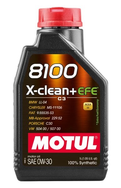 Ulei motor 8100 (1L) 0W30 ; ACEA C3; BMW LL-04; CHRYSLER MS-11106; FIAT 9.55535 S3; MB 229.52; PORSCHE C30; VW 504.00; VW 507.00 - Img 1