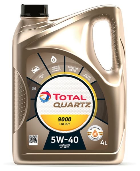Ulei motor Total_5w40 ACEA A3/B4, API SN/SF, sintetic pentru motoare pe benzina (cu turbo cu sau fara catalizator)si diesel cu sau fara turbo.MB-229.3/229.5, VW 502 00/505 00, BMW LL-01, PORSCHE A40.
