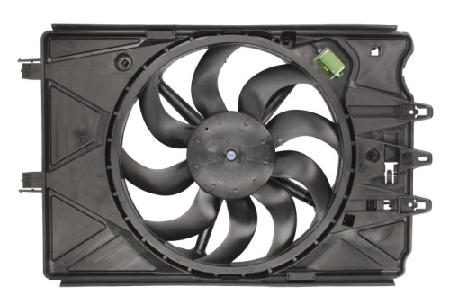 Ventilator radiator (cu carcasa) potrivit FIAT 500L 0.9-1.6D 09.12-