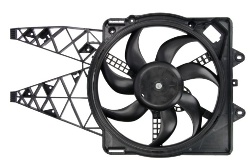 Ventilator radiator (cu carcasa) potrivit FIAT BRAVO II; LANCIA DELTA III 1.4-2.0D 11.06-12.14