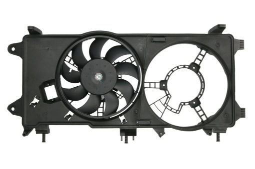 Ventilator radiator (cu carcasa) potrivit FIAT DOBLO, DOBLO/MINIVAN 1.3D/1.9D 10.01-