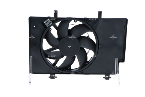 Ventilator radiator (cu carcasa) potrivit FORD B-MAX, ECOSPORT, FIESTA, FIESTA V, FIESTA VI 1.25-1.6D 04.07-