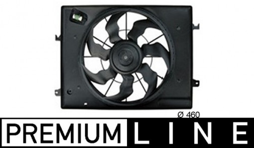 Ventilator radiator (cu carcasa) potrivit HYUNDAI TUCSON 2.7 08.04-11.10