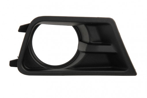 Acoperire bara fata Dreapta (cu gauri pentru lampa de ceata, plastic, negru) potrivit FORD USA MUSTANG 12.04- 02.09-12.12