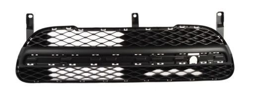 Acoperire bara fata Fata (cu gaura pentru ornarea cromului, negru) potrivit PEUGEOT 107 06.05-05.14