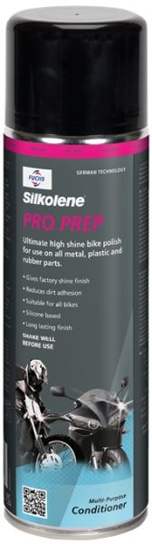 Agent de îngrijire SILKOLENE PRO PREP spray 0,5l conține silicon; lustruiește și protejează