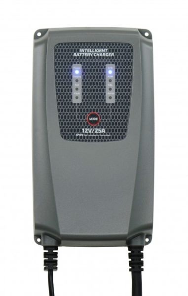 Aparat incarcat baterii auto EXPERT CHARGER 25, voltaj incarcare: 12 V IDEAL, curent incarcare: 25A, tip baterie: AGM/CaL/CAL/EFB/GEL/LiFePO4/MF/WET