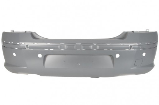 Bara spate cu locas senzorii parcare, grunduit, potrivit PEUGEOT 407 Sedan 05.04-09.08