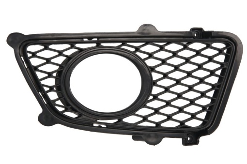 Capac bara fata Dreapta cu locas lampa ceata, plastic, negru potrivit KIA SPORTAGE II 09.04-12.10 09.08-10.10