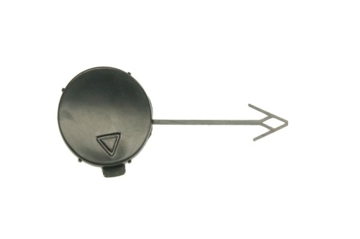 Capac carlig remorcare Fata plastic, negru potrivit VW CRAFTER 30-35, CRAFTER 30-50 04.06-12.16 04.06-01.17