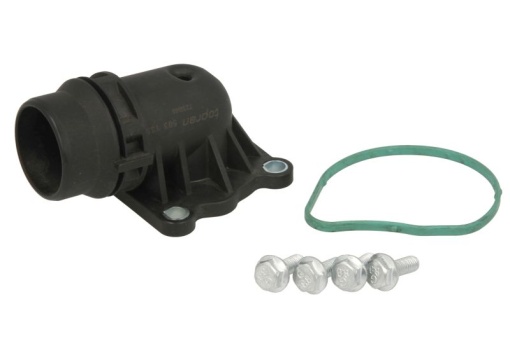 Carcasa termostat potrivit BMW 3 (E90), 3 (E91), 3 (E92), 3 (E93), 5 (F10), 5 (F11), 5 GRAN TURISMO (F07), 7 (F01, F02, F03, F04), X5 (E70), X6 (E71, E72) 3.0D 02.08-02.17