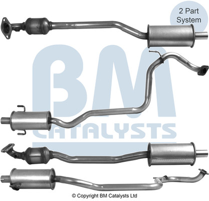 Catalizator EURO 5 potrivit TOYOTA VERSO S 1.33 11.10-10.16