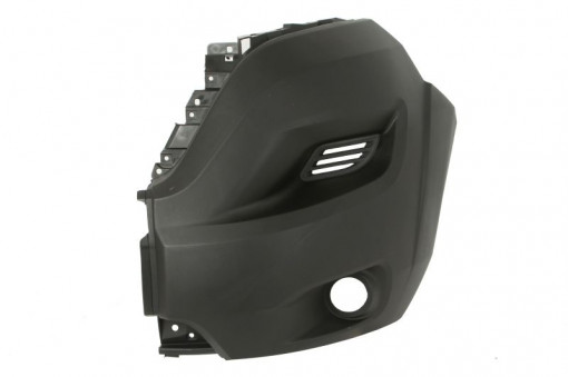 Colt bara fata stanga cu locas lampa ceata, negru, TUV potrivit CITROEN JUMPER; FIAT DUCATO; PEUGEOT BOXER 06.14-12.17