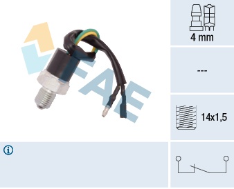 Comutator lampa marsarier potrivit ISUZU TROOPER I; OPEL CAMPO, FRONTERA A, FRONTERA A SPORT, FRONTERA B, MONTEREY A, MONTEREY B 05.84-07.04