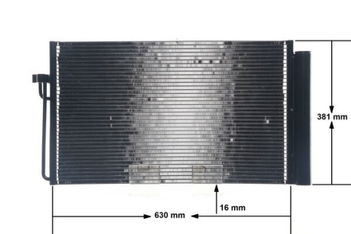 Condensator climatizare (cu uscator) potrivit BMW 5 (E39), 5 (E60), 5 (E61), 6 (E63), 6 (E64), 7 (E65, E66, E67) 2.0D-4.4D 08.98-12.10