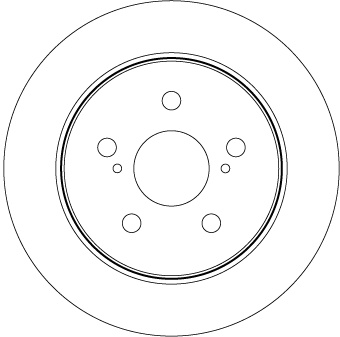 Disc frana Spate Dreapta/Stanga potrivit LEXUS ES, NX, UX; TOYOTA CAMRY, C-HR, COROLLA CROSS, RAV 4 V, YARIS CROSS 1.2-3.5 07.14-