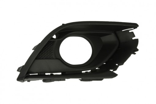 Element bara Dreapta cu loc sipci, cu locas lampa ceata, plastic, negru, TUV potrivit OPEL CORSA E, CORSA E/HATCHBACK 09.14- Hatchback 09.14-