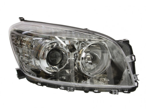 Far Dreapta (H11/HB3, electric, cu motor, culoare insertie: cromat) potrivit TOYOTA RAV 4 III -02.09