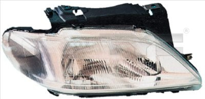 Far dreapta (H4, electric, fundal argintiu) CITROEN XSARA