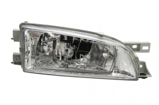 Far Dreapta (H4, manual, fara motoras, culoare insertie: cromat, culoare semnalizator: transparent) potrivit SUBARU IMPREZA -12.00
