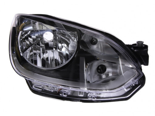 Far Dreapta (H4/W21, electric, fara motoras, culoare insertie: cromat) potrivit VW LOAD UP, UP!
