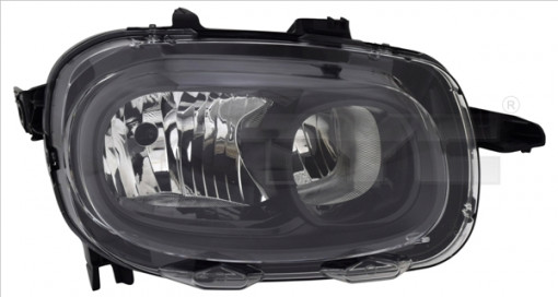 Far Dreapta (H7/H7, electric, cu motor) potrivit CITROEN C3 I, C3 III 12.16-