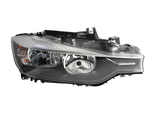 Far Dreapta (H7/H7/PW24W, electric, cu motor, culoare insertie: negru) potrivit BMW 3 (F30, F80), 3 (F31)