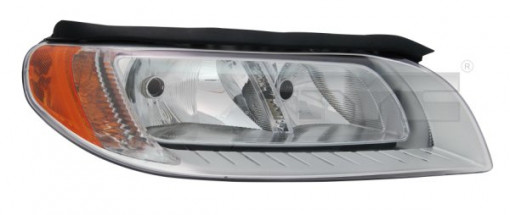 Far dreapta (H7/H9, electric, cu motoras, fundal cromat) VOLVO S80 II, V70 III, XC70 II