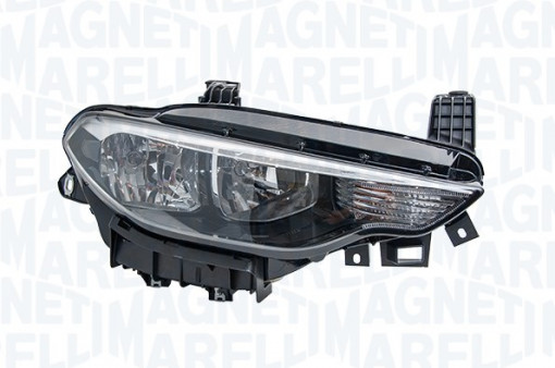Far Dreapta (halogen, H15/H3/PY21W, bec, culoare insertie: negru, culoare semnalizator: portocaliu) potrivit FIAT TIPO