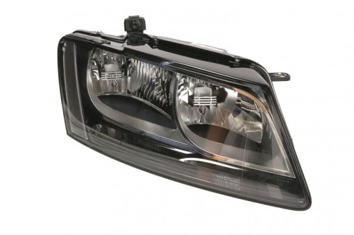 Far Dreapta (halogen, H7, electric, fara motoras, culoare insert: negru, culoare semnalizator: transparent) potrivit AUDI Q5 -10.16