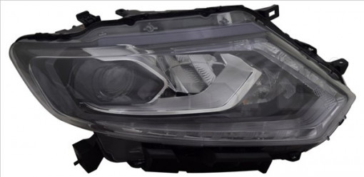 Far Dreapta (LED, electric, cu motor) potrivit NISSAN X-TRAIL III -09.17