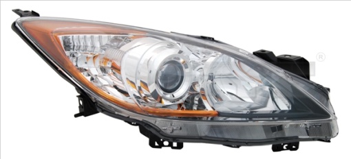 Far fata Dreapta (H11/HB3, electric, fara motoras) potrivit MAZDA 3 -09.13