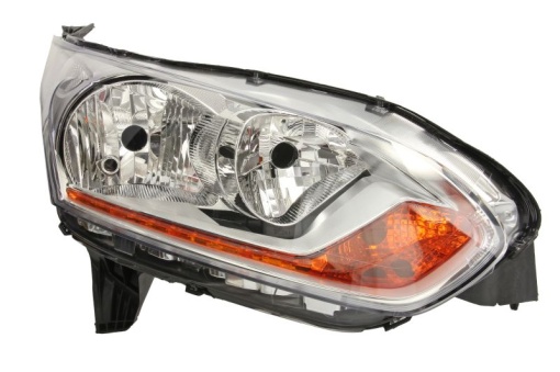 Far fata Dreapta (H15/H7/PW24W/W5W, electric, cu motor, culoare insert: cromat) potrivit FORD TOURNEO CONNECT V408 NADWOZIE WIELKO, TRANSIT CONNECT, TRANSIT CONNECT V408/MINIVAN