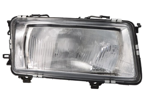 Far fata Dreapta (H4, electric, fara motoras, culoare insert: argintiu) potrivit AUDI 80 B3, COUPE B2, COUPE B3, QUATTRO 01.86-12.91